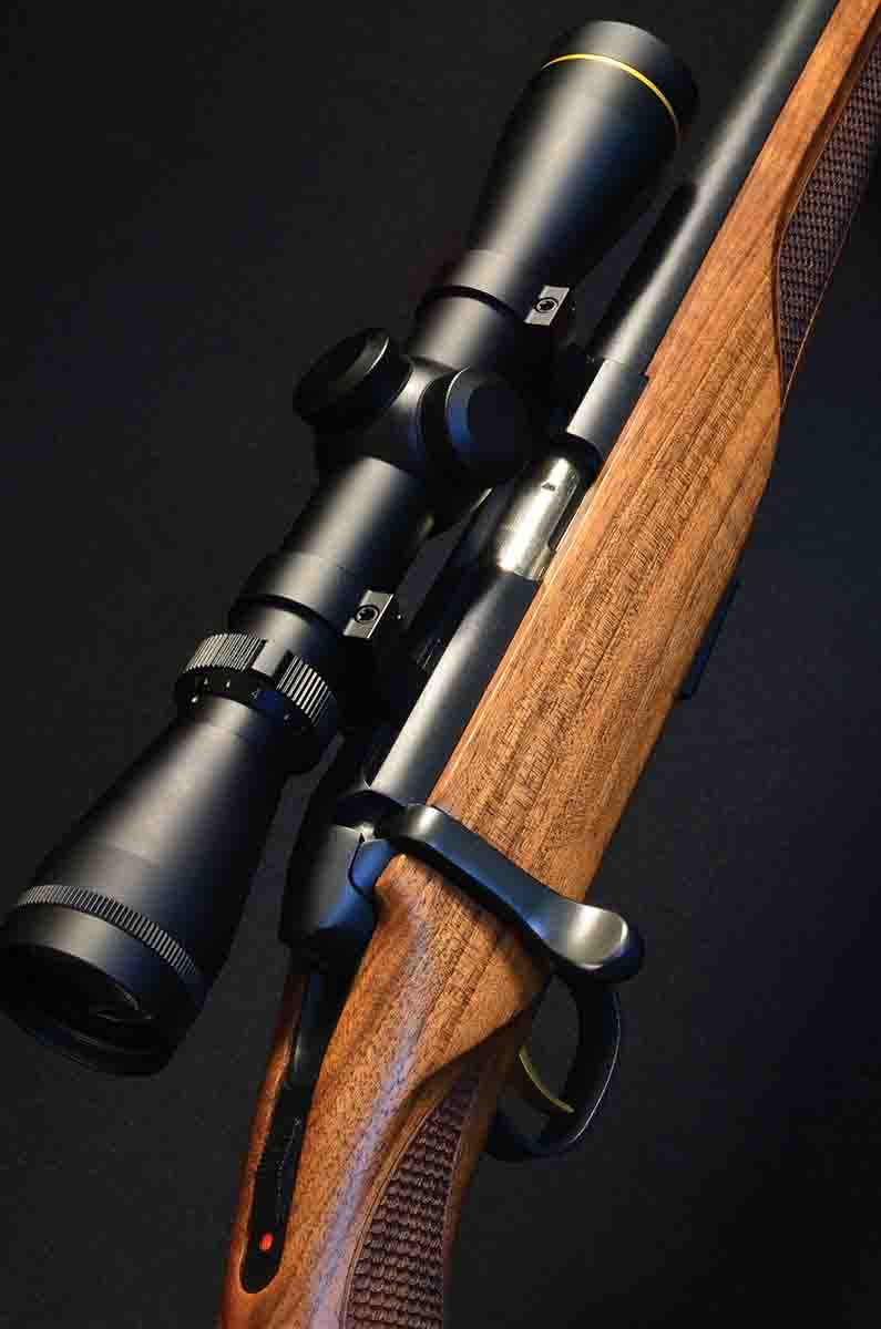 The Steyr Zephyr II with a Leupold VX-2 2-7x 33mm scope was the third test rifle.
